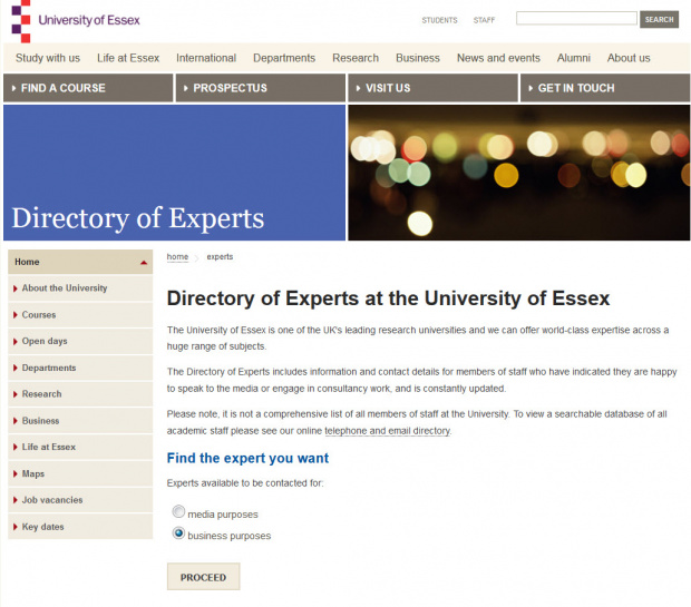 Directory of Experts