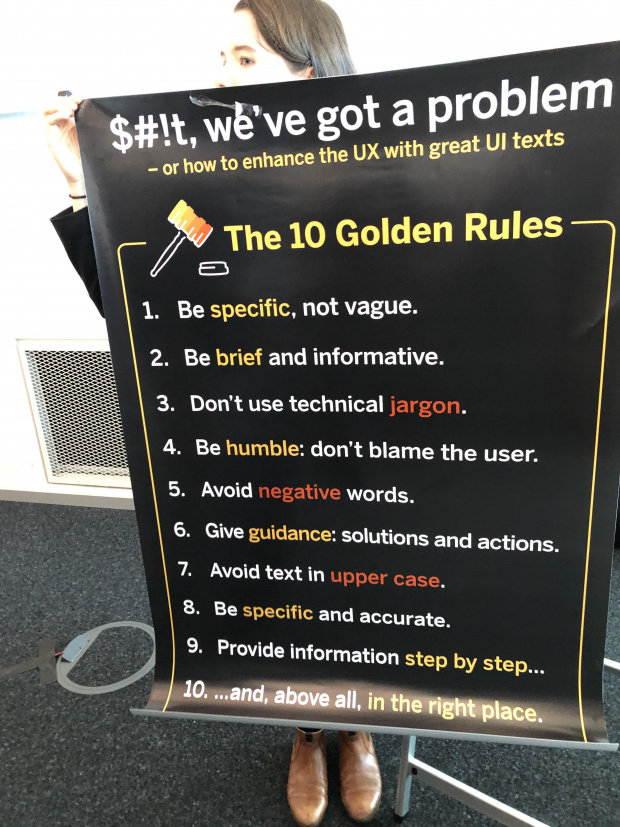 10 golden rules for great UI texts