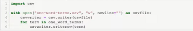 import csv