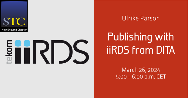 Publishing with iiRDS from DITA