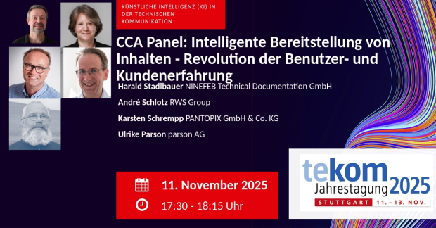 tekom-Jahrestagung 2025. CCA panel