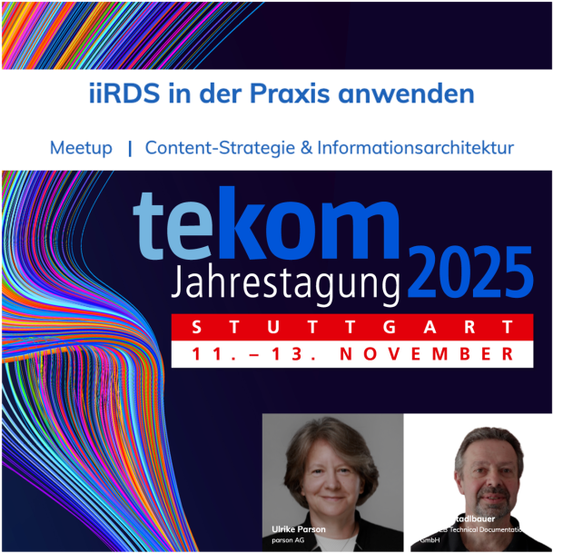 iirds in der Praxis. tekom 2025