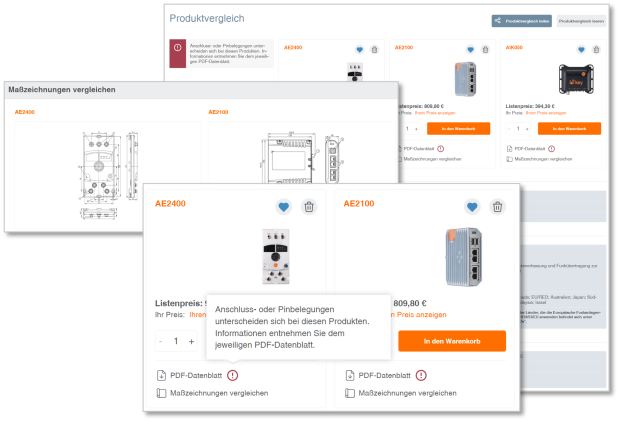 Content-Delivery-Portal für ifm mit parson: Webshop von ifm