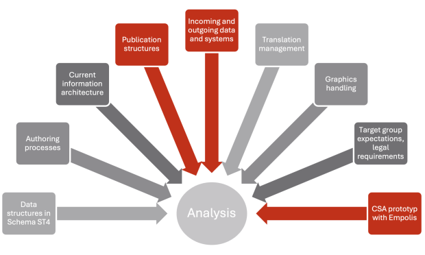 SEW: Areas of analysis