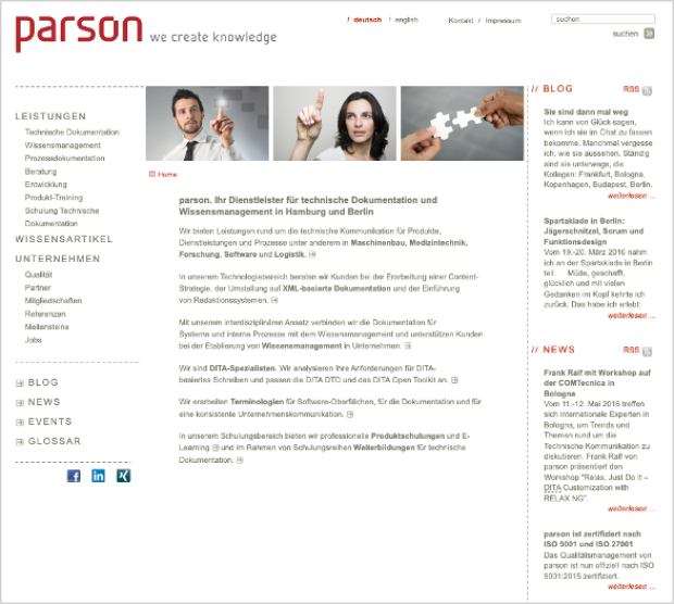 parson Website 2016