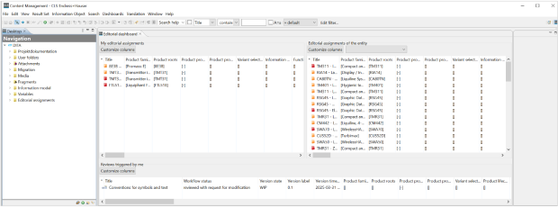 Endress+Hauser: Beispielhafter Redaktionsauftrag im Redaktionssystem von Empolis