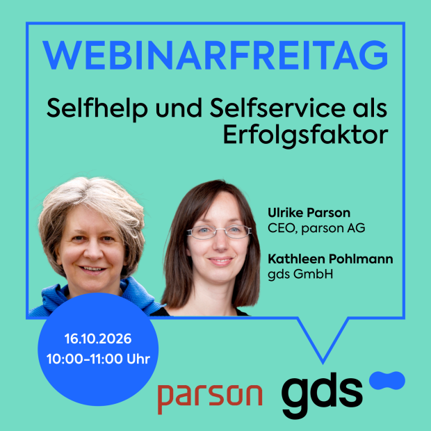 Webinar Selfhelp gds und parson
