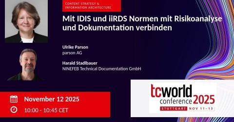 tcworld 2025, IDIS and iiRDS