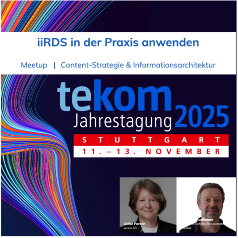iirds in der praxis. tekom-jahrestagung 2025