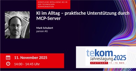 tekom 2025, KI im Alltag